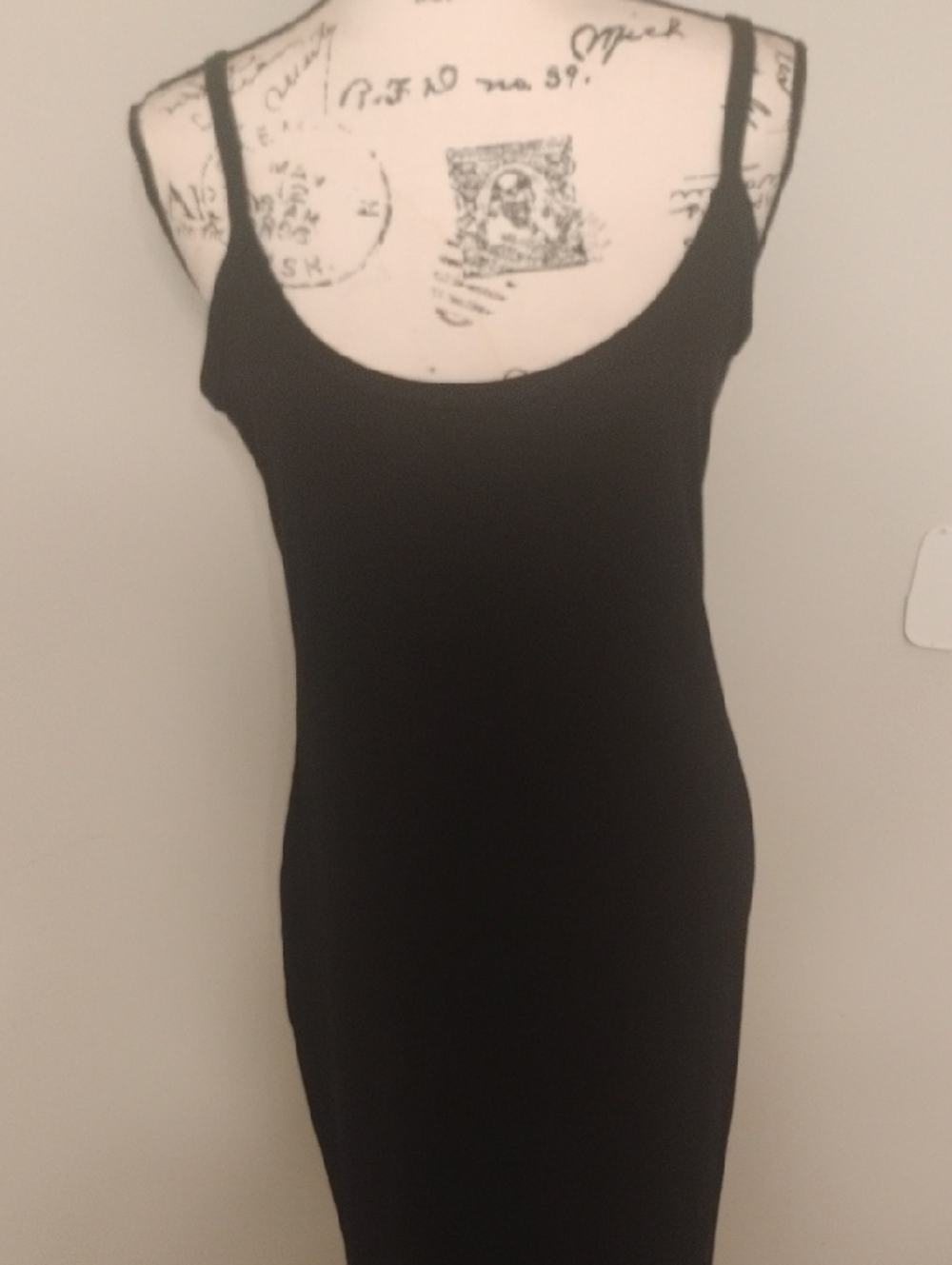 Classic Black Bodycon Tank Dress